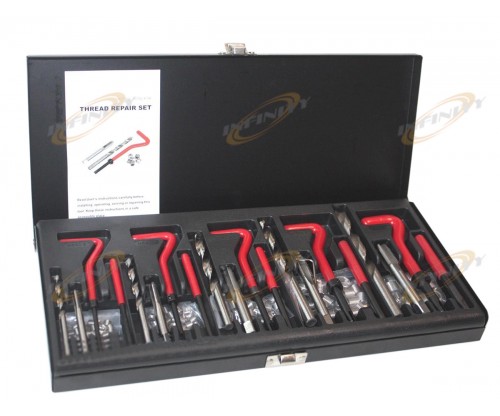 PROFESSIONAL 131 PCS AUTO ENGINE BLOCK DAMAGED THREAD REPAIR TOOL SET 90364